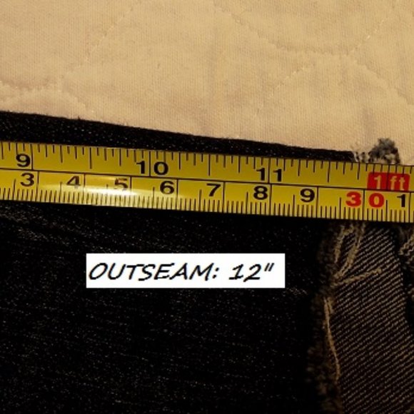 B.B. JEANS Woen's, Cut-off Shorts, Sz 15, Blue - Picture 14 of 14